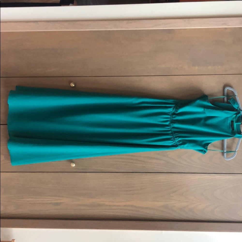 Banana Republic green gown